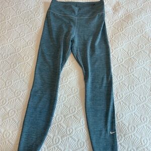Nike Women's Heathered Blue Leggings